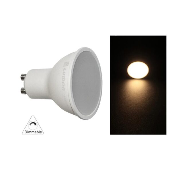 Adeleq LED ΛΑΜΠΑ GU10 5W 230V 105° ΝΤΙΜΑΡΙΖΟΜΕΝΟ ΘΕΡΜΟ 3000Κ 13-10295009