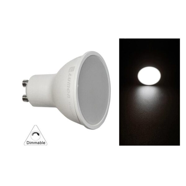 Adeleq LED ΛΑΜΠΑ GU10 5W 230V 105° ΝΤΙΜΑΡΙΖΟΜΕΝΟ ΛΕΥΚΟ 4000Κ 13-1029519