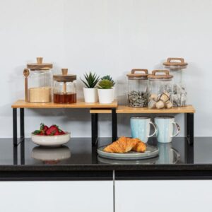 Estia Δοχείο Μελιού Allure Γυάλινο 450ml 9x9x13.5cm Με Ξύλινο Κουτάλι 01-17453 - Image 4