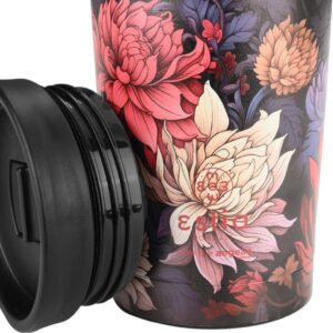 Estia Θερμός - Ποτήρι Για Καφέ Travel Mug Save The Aegean 350ml Midnight Blossom 01-25595 - Image 3
