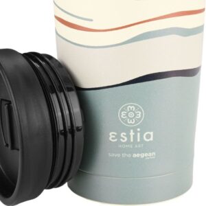 Estia Θερμός - Ποτήρι Για Καφέ Travel Mug Save The Aegean 350ml EcoZen Horizon 01-25618 - Image 3