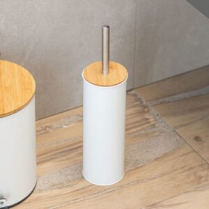 Estia Πιγκάλ Μπάνιου Bamboo Essentials Λευκό 02-12755 - Image 5