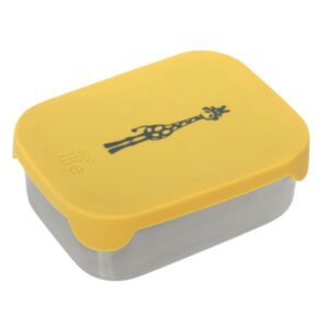 Ecolife Φαγητοδοχείο 800ml Με Χώρισμα Ανοξείδωτο Giraffe 33-FC-9089