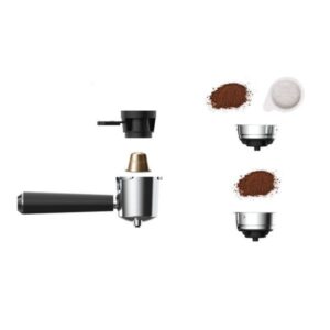 Primo Μηχανή Espresso 1050w 20Bar 1.2lt 3 Σε 1 Μαύρο-Χρώμιο 400444 - Image 3