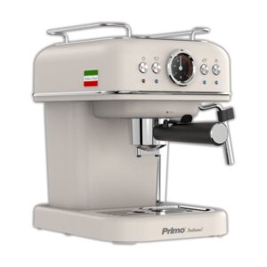 Primo Μηχανή Espresso 1050w 20Bar 1.2lt 3 Σε 1 Ιβουάρ-Χρώμιο 400445 - Image 3