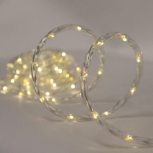 Eurolamp Φωτοσωλήνας LED SMD Θερμό Λευκό 6m Με 20 LED Ανά Μέτρο Φωτοκύτταρο IP44 Ηλιακής Ενέργειας 600-22165