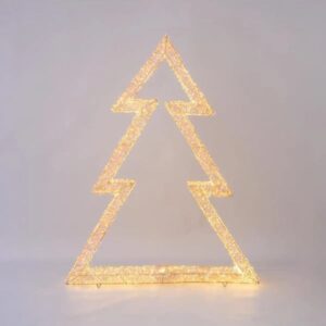 Epam Χριστουγεννιάτικο Δέντρο Φωτιζόμενο 3D Με 5000 LED Ενδιάμεσο Λευκό Υ100cm LEDTREE-100DL