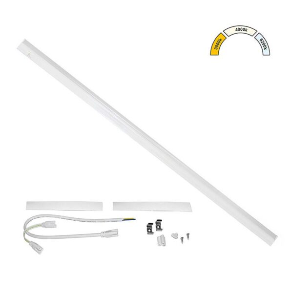 Adeleq LED ΦΩΤΙΣΤΙΚΟ ΚΟΥΖΙΝΑΣ T5 90cm 15W CCT ΛΕΥΚΟ 3-91562