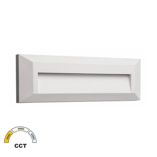 Adeleq LED ΦΩΤΙΣ.PC ΕΠΙΤΟΙΧΟ ΕΜΜΕΣΟΥ ΟΡΘΟΓΩΝΙΟ 2W CCT IP65 ΛΕΥΚΟ 3-97508