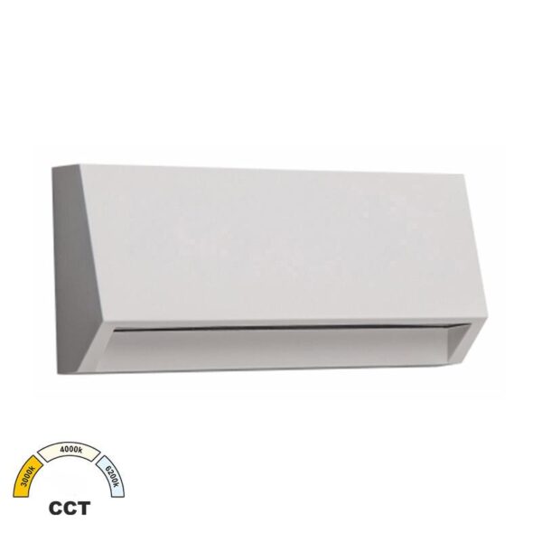 Adeleq LED ΦΩΤΙΣ.PC ΕΠΙΤΟΙΧΟ ΕΜΜΕΣ. ΚΥΡΤΟ ΟΡΘΟΓ. 3W CCT IP65 ΛΕΥΚΟ 3-97708