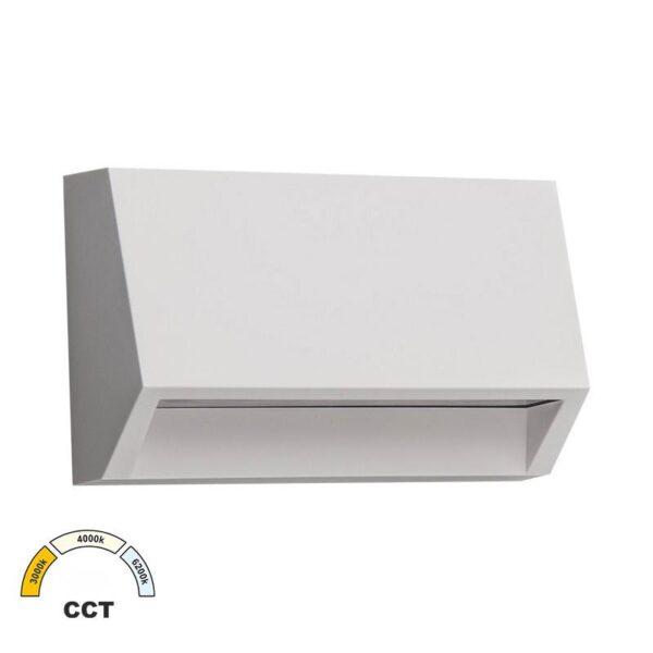 Adeleq LED ΦΩΤΙΣ.PC ΕΠΙΤΟΙΧΟ ΕΜΜΕΣ. ΚΥΡΤΟ ΟΡΘΟΓ 2W CCT IP65 ΛΕΥΚΟ 3-97808