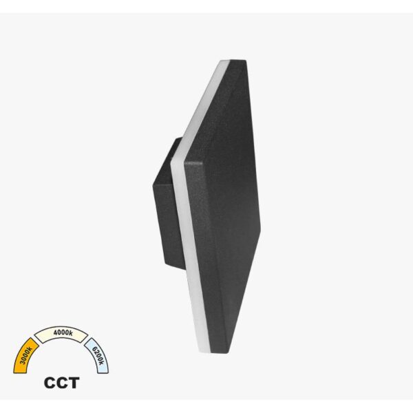 Adeleq LED ΑΠΛΙΚΑ AΛΟΥΜ.ΕΜΜΕΣΟΥ ΦΩΤΙΣΜ.ΤΕΤΡΑΓΩΝΗ 10W CCT ΓΡΑΦΙΤΗΣ 9-81011