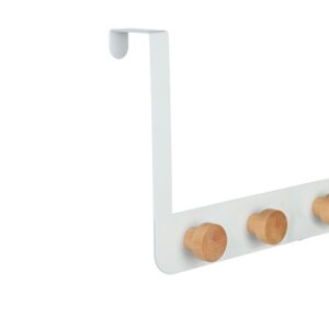 Estia Κρεμάστρα Πόρτας 3 Θέσεις 20x2.5x30cm Μεταλλική Λευκή 02-18276 - Image 4