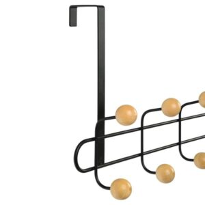 Estia Κρεμάστρα Πόρτας 10 Θέσεων 52x7.5x23cm Μεταλλική Μαύρη 02-18313 - Image 4