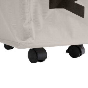 Estia Καλάθι Απλύτων Με Ροδάκια 30x29x59cm Taupe 02-25366 - Image 4