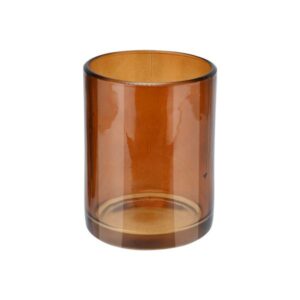 Estia Ποτηράκι Μπάνιου Amber Γυάλινο 7x7x10cm Μελί 02-25762 - Image 2