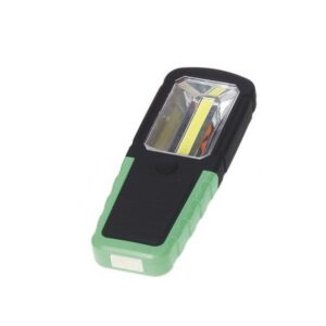 OEM Φακός LED COB 3W Με Μαγνήτη Και Γάντζο Μπαταρίας 3xAAA Πράσινο 190-060-GREEN