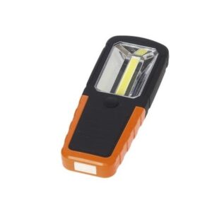 OEM Φακός LED COB 3W Με Μαγνήτη Και Γάντζο Μπαταρίας 3xAAA Πορτοκαλί 190-060-ORANGE