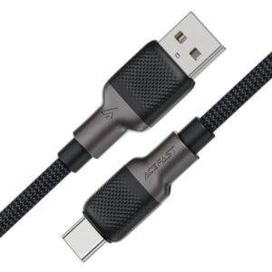 Acefast Καλώδιο Σύνδεσης 1.2m USB-A Σε USB-C 60W 20V/3A Μαύρο C10-04