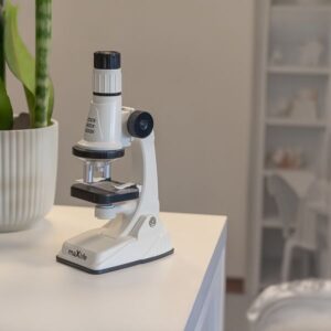 Maxlife Εκπαιδευτικό Μικροσκόπιο Με LED Φως 1200x Max Zoom MXMS-100 Λευκό OEM0200589 - Image 2
