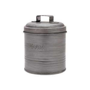 Estia Δοχείο Ζάχαρης Μεταλλικό 11x11x14cm Με Αεροστεγές Καπάκι Ασημί 01-13318 - Image 3