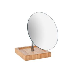 Estia Καθρέπτης Επιτραπέζιος Bamboo Essentials 18x17x14cm Οβάλ 01-19891