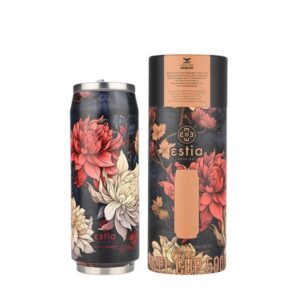 Estia Θερμός Ποτήρι Travel Cup Save The Aegean 500ml Midnight Blossom 01-22686