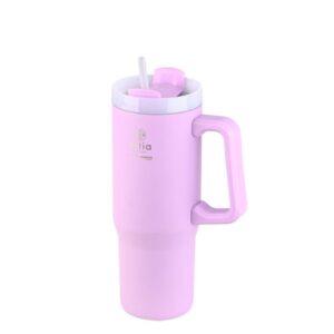 Estia Θερμός Ποτήρι Straw Tumbler XL 900ml Save The Aegean Lavender Purple 01-28640 - Image 2