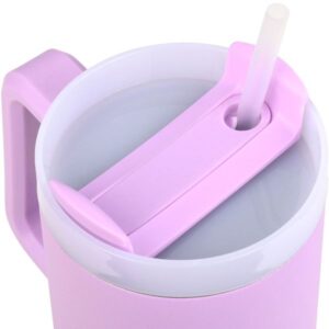 Estia Θερμός Ποτήρι Straw Tumbler XL 900ml Save The Aegean Lavender Purple 01-28640 - Image 3