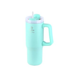 Estia Θερμός Ποτήρι Straw Tumbler XL 900ml Save The Aegean Bermuda Green 01-28657 - Image 2