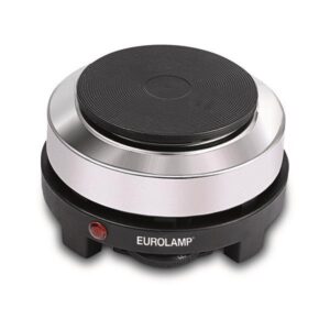 Eurolamp Ηλεκτρική Εστία Μονή 500 Watt Με Θερμοστάτη Και 5 Ταχύτητες Ανοξείδωτο 300-70035