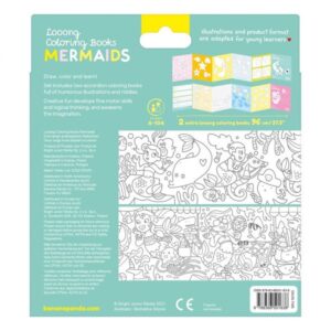 Banana Panda Βιβλία Ζωγραφικής 2Τμχ 4+ Ετών Looong Με Γοργόνες - Mermaids BP50163 - Image 3