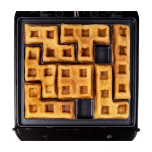 Fizz Creations Ηλεκτρική Βαφλιέρα - Waffle Maker Tetris Μαύρη FC2034EU - Image 4