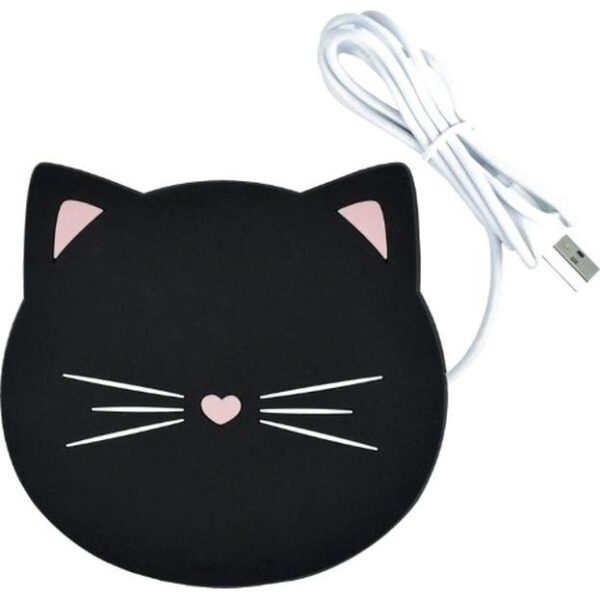 Legami Θερμαινόμενη Βάση Κούπας - Σουβέρ Με USB Και Σε Σχέδιο Γάτας WIU0006