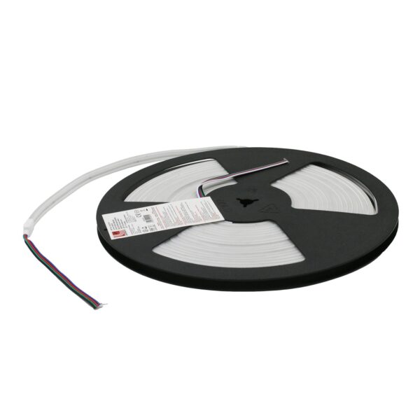 Adeleq ΤΑΙΝΙΑ NEON-FLEX 10m 96+96LED 5*11mm 24VDC 8W/m RGB+ΛΕΥΚΟ IP67 30-251019