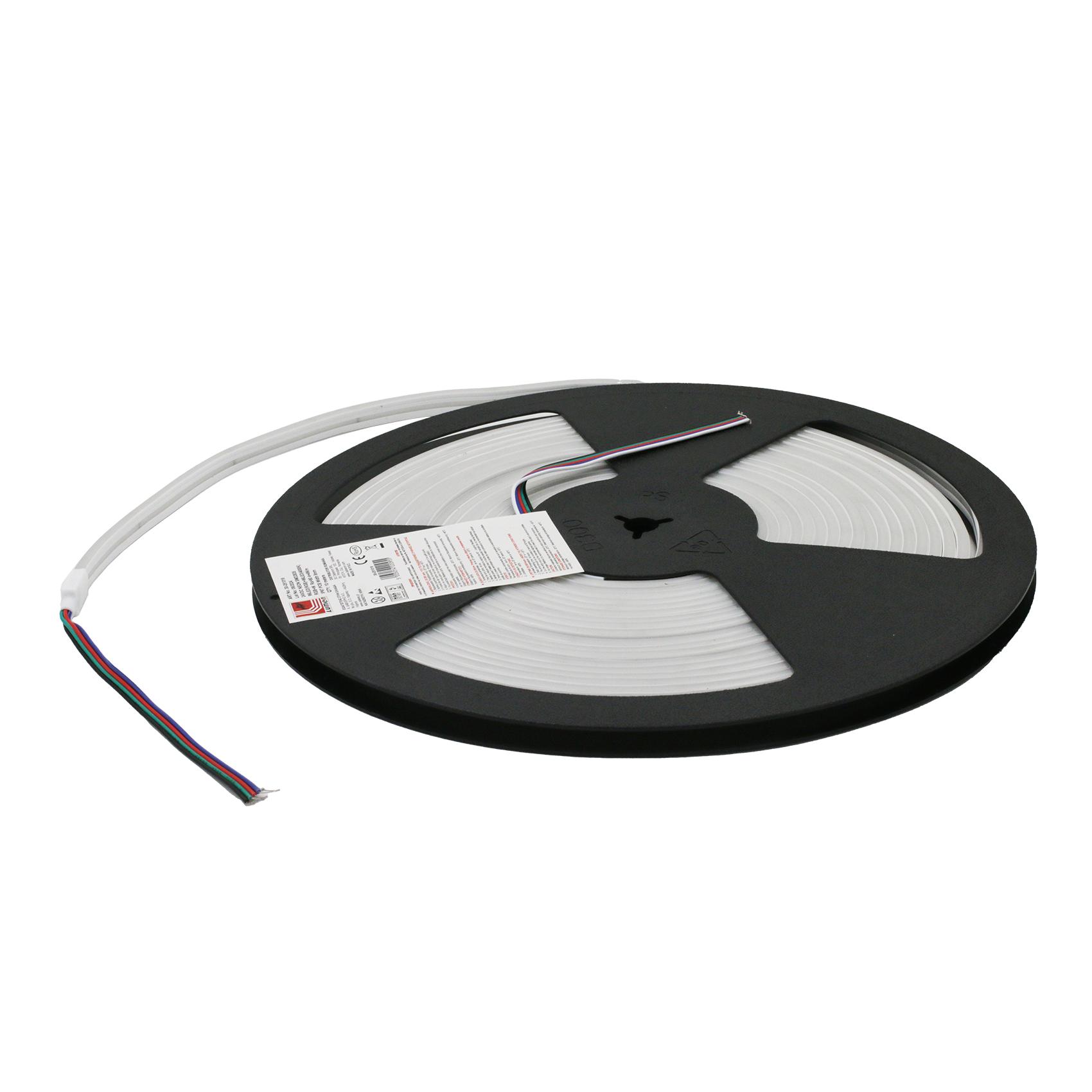 Adeleq ΤΑΙΝΙΑ NEON-FLEX 10m 96+96LED 5*11mm 24VDC 8W/m RGB+ΛΕΥΚΟ IP67 30-251019 Adeleq ΤΑΙΝΙΑ NEON-FLEX 10m 96+96LED 5*11mm 24VDC 8W/m RGB+ΛΕΥΚΟ IP67 30-251019