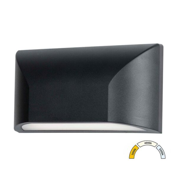 Adeleq LED ΦΩΤΙΣΤΙΚΟ PC ΕΠΙΤ.ΟΒΑΛ ΜΟΝΗΣ ΚΑΤΕΥΘ.6W CCT IP65 ΓΡΑΦΙΤΗΣ 9-96618