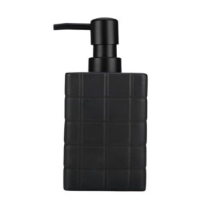 Estia Αντλία Σαπουνιού Tiles Κεραμική 450ml 7.5x15cm Μαύρη 02-27698 - Image 2