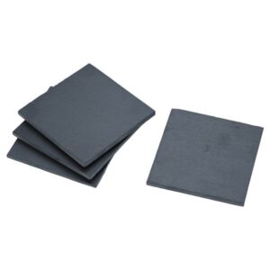 Estia Σουβέρ Τετράγωνα Σετ 4τμχ Από Σχιστόλιθο 10x10cm 07-24093 - Image 2