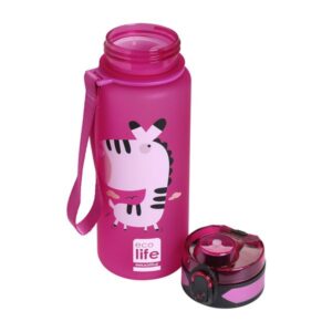 Ecolife Παγούρι Tritan BPA Free 500ml Zebra 33-BO-2309 - Image 3