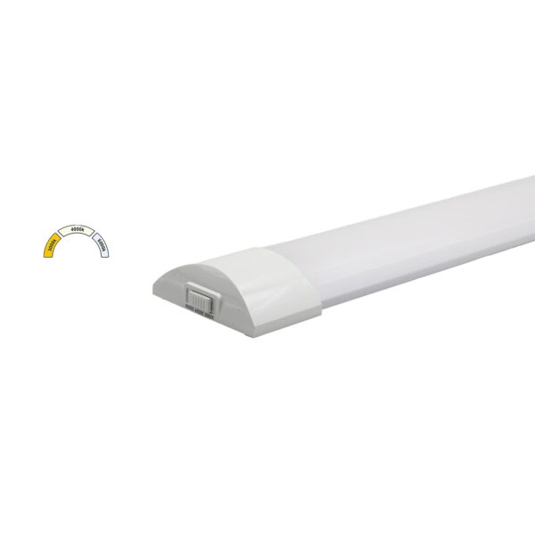 Adeleq LED ΦΩΤΙΣΤΙΚΟ ΟΒΑΛ PC.60cm 18W CCT ΜΕ ΔΙΑΚΟΠΤΗ ON/OFF ΛΕΥΚΟ 3-91882