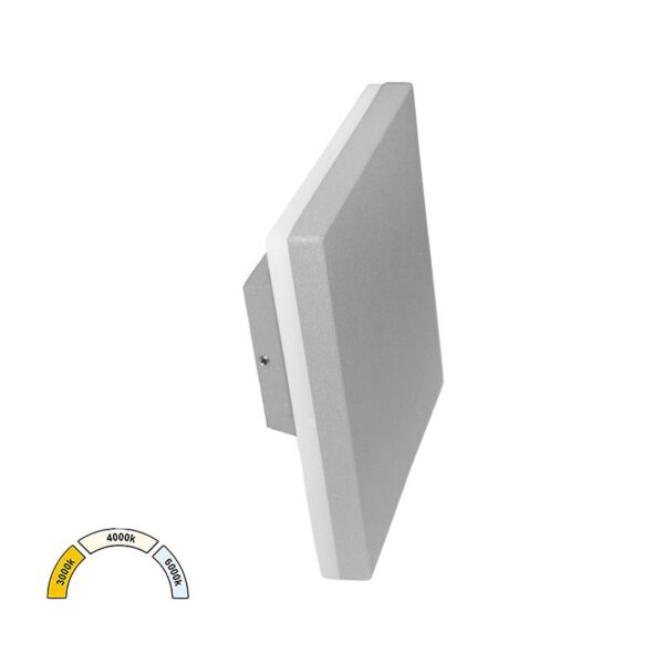 Adeleq LED ΑΠΛΙΚΑ AΛΟΥΜ.ΕΜΜΕΣΟΥ ΦΩΤΙΣΜ.ΤΕΤΡΑΓΩΝΗ 10W CCT ΓΚΡΙ 9-8106