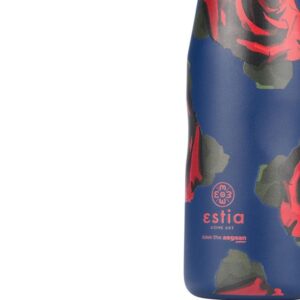 Estia Θερμός Παγούρι Travel Flask Save The Aegean 500ml Electric Roses 01-22112 - Image 4