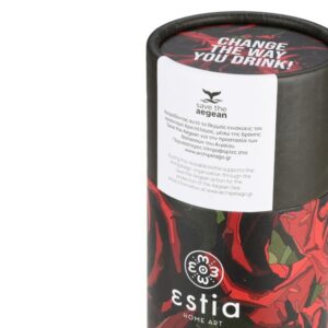 Estia Θερμός Παγούρι Travel Flask Save The Aegean 500ml Twilight Rose 01-22136 - Image 6