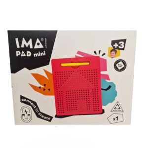 Imanix Μαγνητικό Παιχνίδι Δημιουργίας Κόκκινο Imapad 21x17εκ. 190530