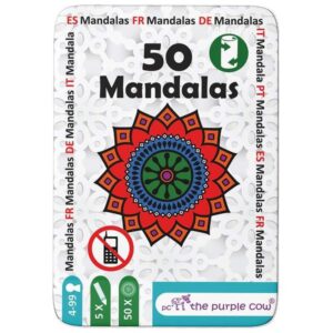 The Purple Cow Επιτραπέζιο 50 Καρτών Mandalas 26580