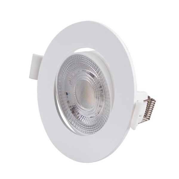 Adeleq LED ΣΠΟΤ ΨΕΥΔΟΡΟΦΗΣ ΚΙΝΗΤΟ ΣΤΡΟΓΓΥΛΟ 3W/5W/7W CCT 38° ΛΕΥΚΟ 21-2709