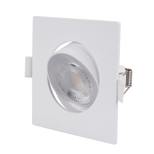 Adeleq LED ΣΠΟΤ ΨΕΥΔΟΡΟΦΗΣ ΚΙΝΗΤΟ ΤΕΤΡΑΓΩΝΟ 3W/5W/7W CCT 38° ΛΕΥΚΟ 21-3709