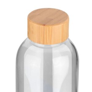 Estia Μπουκάλι Νερού Γυάλινο 1000ml Με Καπάκι Bamboo 01-21856 - Image 2