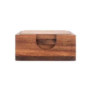 Estia Σουβέρ Allure Σετ 5τμχ Με Θήκη Από Ξύλο Ακακίας 11x11cm 01-24956 - Image 2